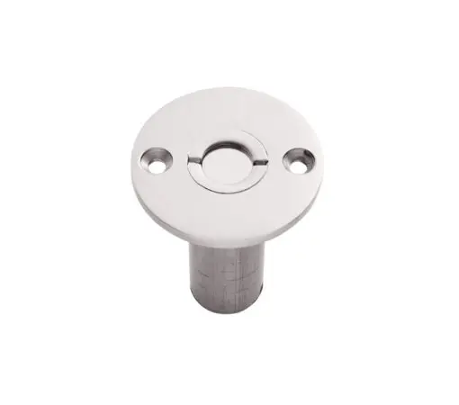 Dust Excluding Bolt Sockets (For Wood), Polished Chrome