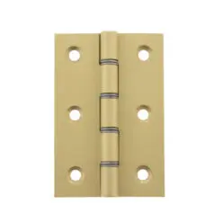 Atlantic Washered Hinges 3" x 2" x 2.2mm - Satin Brass