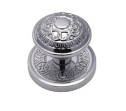 Heritage Brass Aydon Mortice Door Knobs, Polished Chrome (Sold In Pairs)