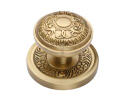 Heritage Brass Aydon Mortice Door Knobs, Satin Brass (Sold In Pairs)