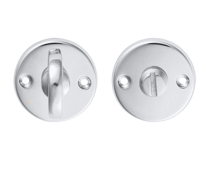 Plain Bathroom Turn & Release, Polished Chrome