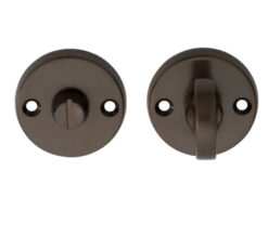 Plain Bathroom Turn & Release, Dark Bronze