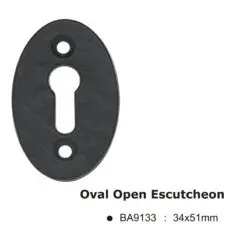 Oval Open Escutcheon -34X51Mm