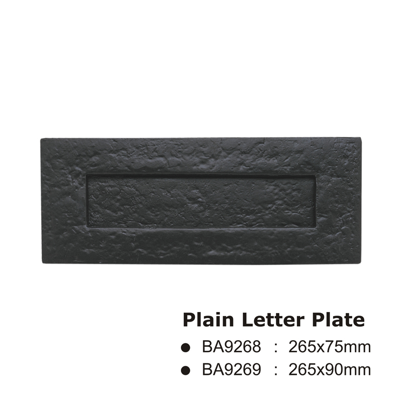 Plain Letter Plate -265X75Mm