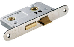 Eurospec Radius Bathroom Locks Silver Or Brass Finish