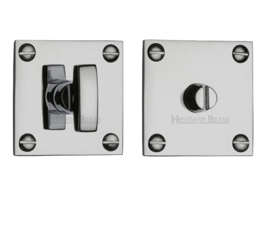 Heritage Brass Square 50Mm X 50Mm Turn & Release, Polished Chrome