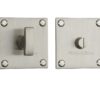 Heritage Brass Square 50Mm X 50Mm Turn & Release, Satin Nickel