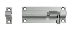 Eurospec Straight Barrel Bolts (Various Lengths), Polished Or Satin Stainless Steel