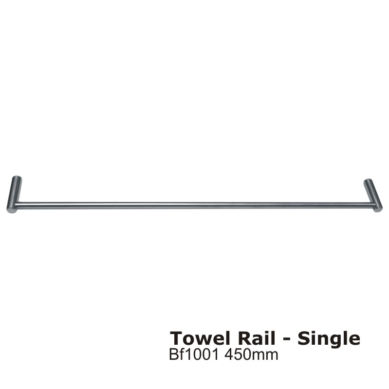 Towel Rail - Single -450Mm