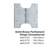 Solid Brass Parliament Hinge-Unwashered -102X150Mm