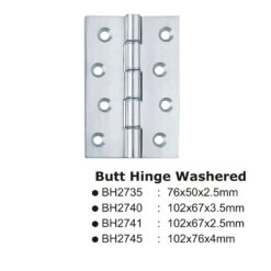 Butt Hinge Washered -102X76X4Mm