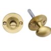 Heritage Brass Round 36Mm Diameter Turn & Release, Satin Brass