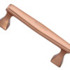 Heritage Brass Art Deco Design Cabinet Pull Handle (Various Lengths), Satin Rose Gold