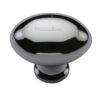 Heritage Brass Oval Design Cabinet Knob (32Mm Or 38Mm), Polished Chrome