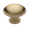 Heritage Brass Oval Design Cabinet Knob (32Mm Or 38Mm), Satin Brass