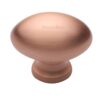 Heritage Brass Oval Design Cabinet Knob (32Mm Or 38Mm), Satin Rose Gold