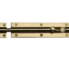 Heritage Brass Straight Barrel Door Bolt (4", 6" Or 8" X 1 1/2"), Polished Brass