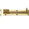 Heritage Brass Necked Barrel Door Bolt (4" Or 6" X 1 1/4" Or 1 1/2"), Polished Brass