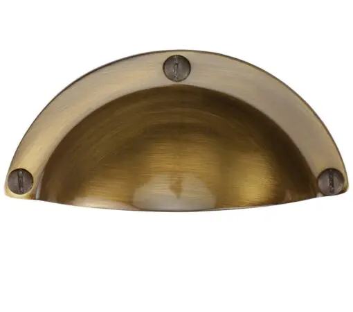 Heritage Brass Cabinet Drawer Pull Handle (86Mm C/C), Antique Brass