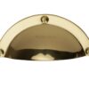 Heritage Brass Cabinet Drawer Pull Handle (86Mm C/C), Polished Brass