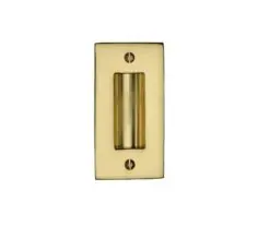 Heritage Brass Flush Pull Handle (102Mm Or 152Mm), Polished Brass
