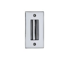 Heritage Brass Flush Pull Handle (102Mm Or 152Mm), Polished Chrome