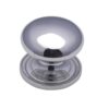 Heritage Brass Round Design Cabinet Knob (25Mm, 32Mm, 38Mm Or 48Mm), Polished Chrome