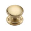 Heritage Brass Round Design Cabinet Knob (25Mm, 32Mm, 38Mm Or 48Mm), Satin Brass