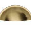 Heritage Brass Cabinet Drawer Pull Handle (57Mm C/C), Satin Brass