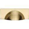 Heritage Brass Cabinet Drawer Pull Handle (57Mm C/C), Satin Brass