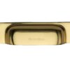 Heritage Brass Cabinet Drawer Pull Handle (76Mm/96Mm Or 152Mm/178Mm C/C), Polished Brass