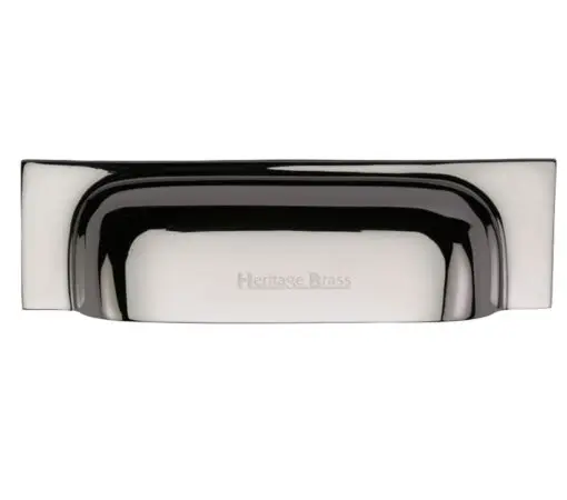 Heritage Brass Cabinet Drawer Pull Handle (76Mm/96Mm Or 152Mm/178Mm C/C), Polished Nickel