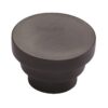 Heritage Brass Round Stepped Cabinet Knob (32Mm Or 38Mm), Matt Bronze