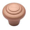 Heritage Brass Round Bead Design Cabinet Knob (32Mm Or 38Mm), Satin Rose Gold