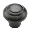 Heritage Brass Round Bead Design Cabinet Knob (32Mm Or 38Mm), Matt Bronze