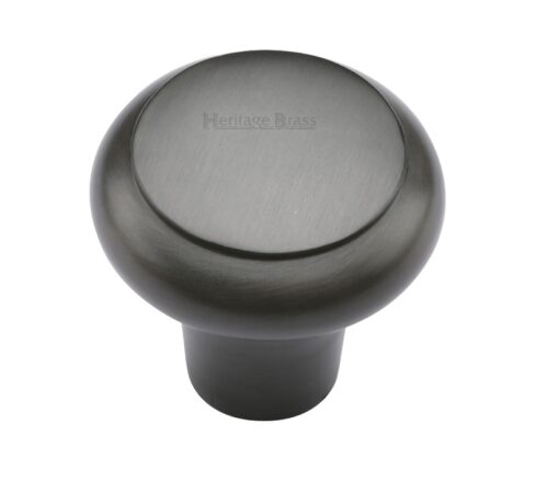 Heritage Brass Edge Design Round Cabinet Knob (32Mm Or 38Mm), Matt Bronze