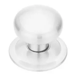 Centre Door Knobs - 82mm - Polished Chrome Finish