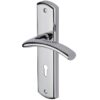 Heritage Brass Centaur Polished Chrome Door Handles (Sold In Pairs)