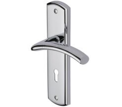 Heritage Brass Centaur Polished Chrome Door Handles (Sold In Pairs)