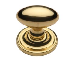 Heritage Brass Chelsea Mortice Door Knobs, Polished Brass (Sold In Pairs)