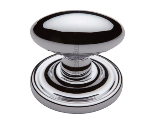 Heritage Brass Chelsea Mortice Door Knobs, Polished Chrome (Sold In Pairs)