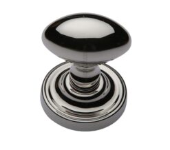 Heritage Brass Chelsea Mortice Door Knobs, Polished Nickel (Sold In Pairs)