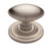 Heritage Brass Chelsea Mortice Door Knobs, Satin Nickel (Sold In Pairs)