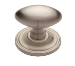 Heritage Brass Chelsea Mortice Door Knobs, Satin Nickel (Sold In Pairs)