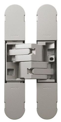 Eurospec CI001131VCH00 1131 Stars 3D Concealed Hinge 160 X 32mm Ss Plated-Pozi Screws Not Supplied 160mm x 32mm Satin Stainless