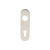 Eurospec CPRE1170/72SSS 174 X 45 X 8mm Steelworx Radius Backplates - Lock Euro Profile (72mm C/C) 170mm x 45mm x 8mm Satin Stainless Steel