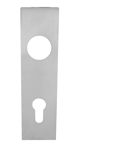 Eurospec Square Stainless Steel Cover Plates, Satin Stainless Steel Finish (Sold In Pairs)