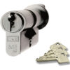 Eurospec Mp10 Euro Profile British Standard 10 Pin Cylinders And Turn, (Various Sizes) Satin Chrome