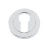 Euro Profile Escutcheons, Polished Chrome