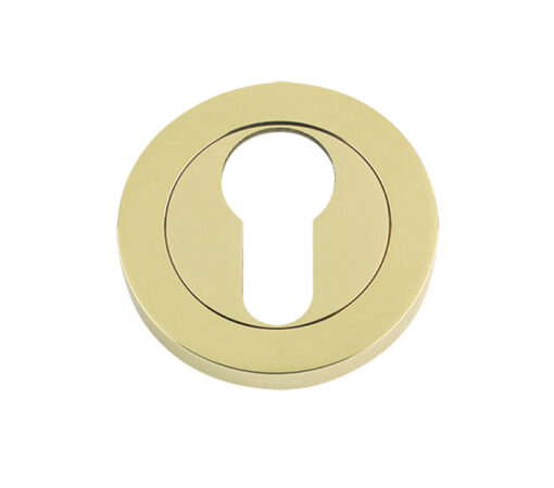 Euro Profile Escutcheons, PVD Stainless Brass